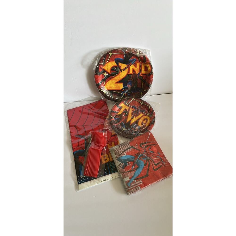 Spader Men Birthday Party supplies n Packages